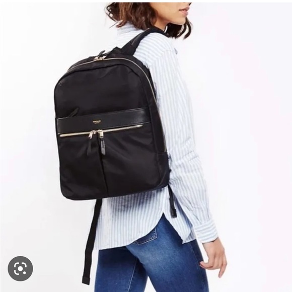 KNOMO Bags Knomo London Beauchamp Laptop Backpack Black Nylon